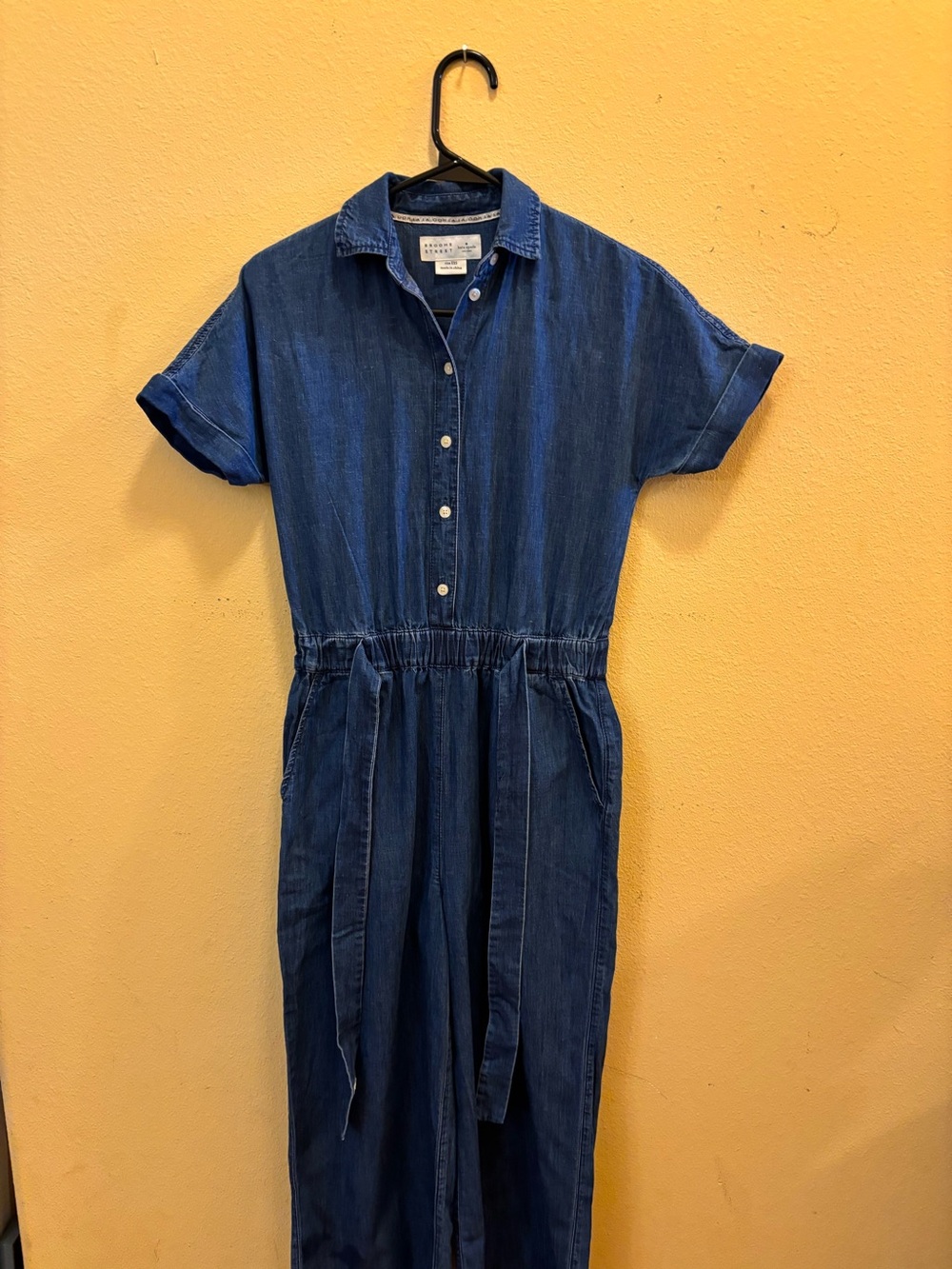 kate spade Button-Front wide legged jumpsuit